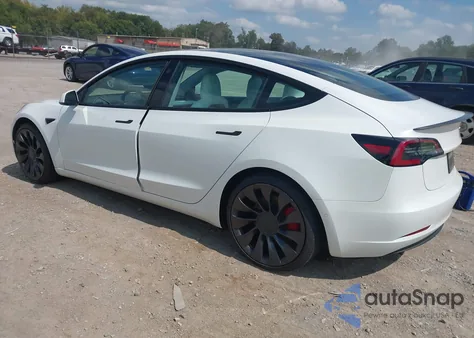2021 Tesla Model 3 Performance Dual Motor All-Wheel Drive из США, поврежденный, VIN 5YJ3E1EC3MF036263